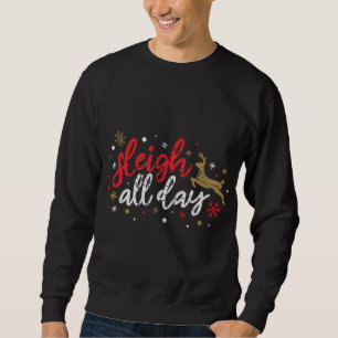 Moletom Rebelde O Dia Todo Reindeado Engraçado Feliz Natal