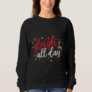 Moletom Rebelde O Dia Todo Reindeado Engraçado Feliz Natal
