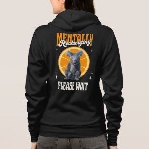 Moletom Recarregando Mentalmente o Humor de Introvertido d