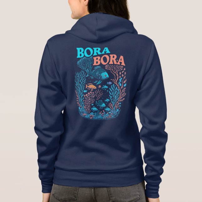 Moletom Recife de Coral de Bora Bora (Verso)
