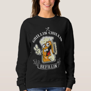 Moletom Recipiente de Pai de grelha de colheita de vidros