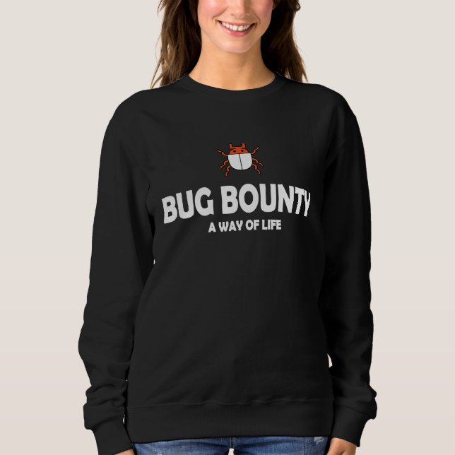 Moletom Recompensa de Bug Ciber segurança Segurança Hacker (Frente)