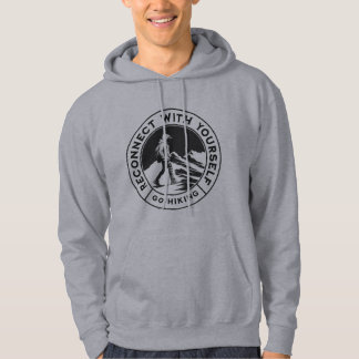 Moletom Reconecte-se a si mesmo Vá caminhando Hoodie