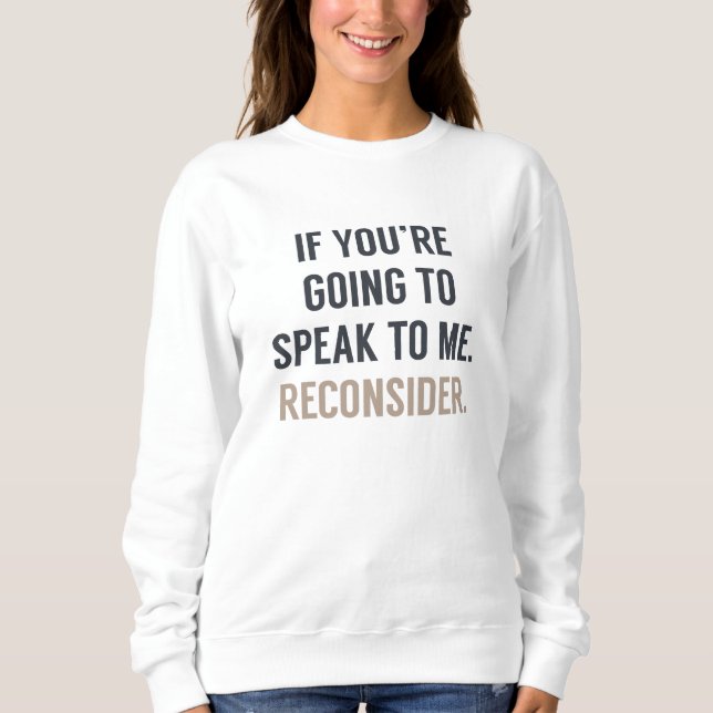 Moletom Reconsider (Frente)