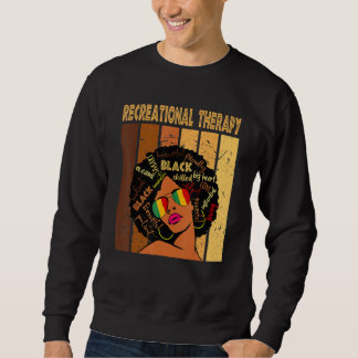 Moletom Recreational Therapy Afro African American Black H