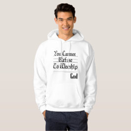 Moletom Recusar o capuz Culto masculino