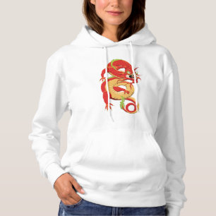 Moletom Red Chinese Dragon Hoodie