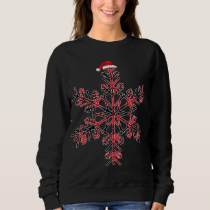 Moletom Red E Black Christmas Buffalo Xadrez Santa hat Sn