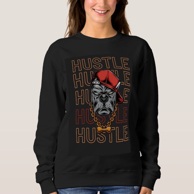 Moletom Red Hat Mad Dog Hustle (Frente)
