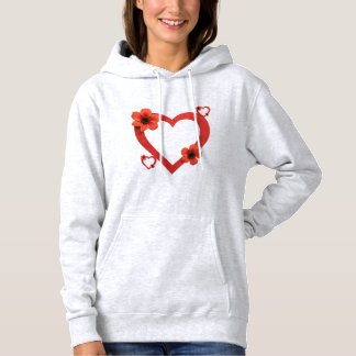Moletom Red Heart T-Shirt ,Minimalist & Modern Design