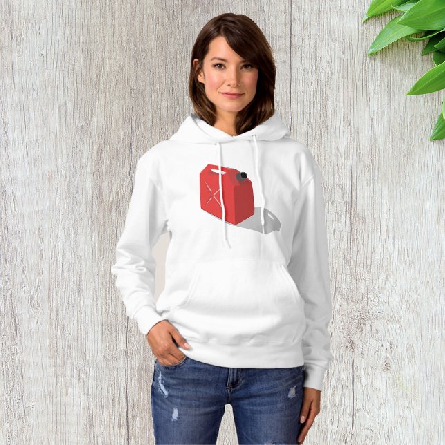 Moletom Red Jerrican Womens Hoodie (Criador carregado)