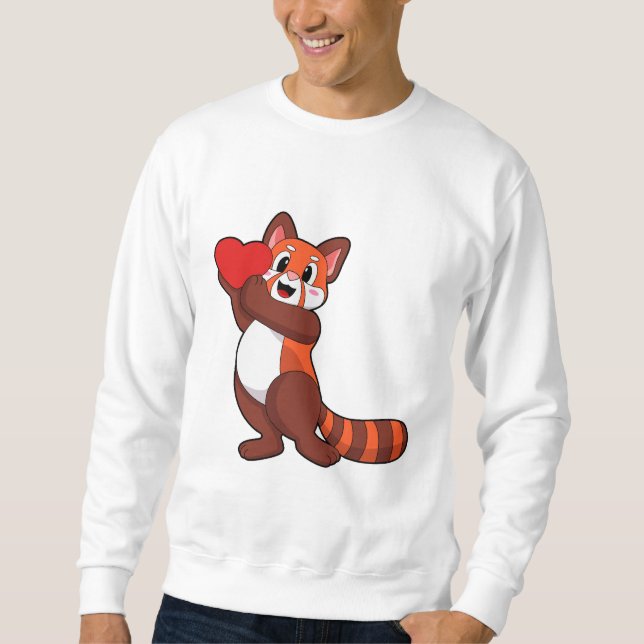 Moletom Red panda at Love with Heart.PNG (Frente)