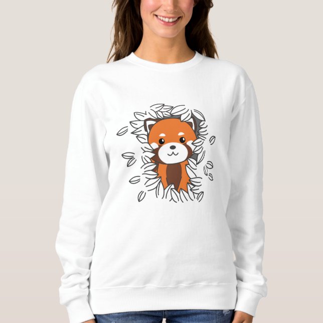 Moletom Red Panda Doce Animais Para Kawaii Kawaii (Frente)
