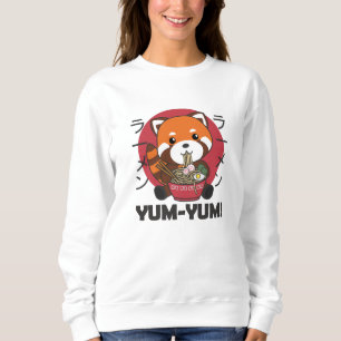 Moletom Red Panda Ramen Kawaii Noodles