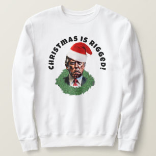 Moletom Red Santa Hat Trump No Natal