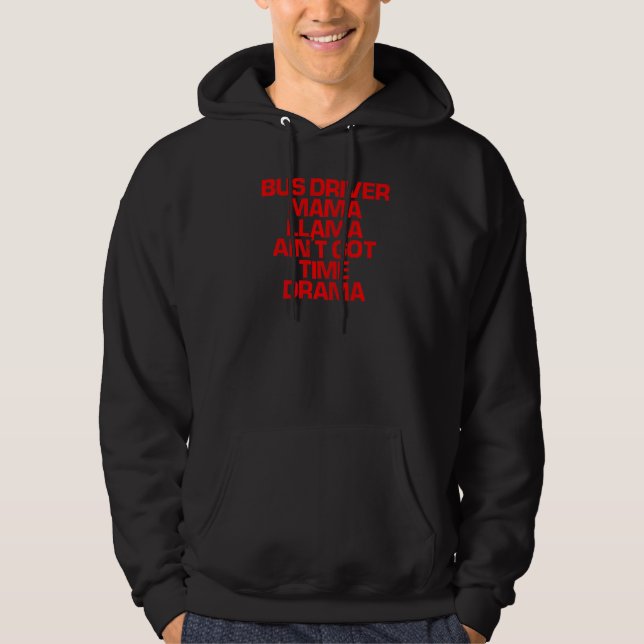 Moletom Red Say Bus Mama Llama não tem tempo D (Frente)