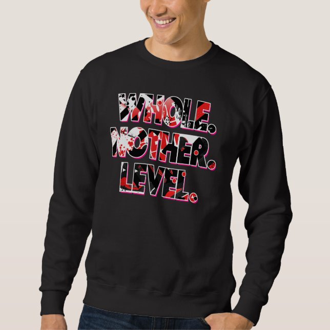 Moletom Red Thunder 4s da Whole Nother Level completamente (Frente)
