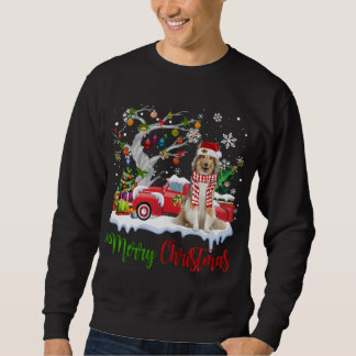 Moletom Red Truck Merry Christmas Tree Shetland Sheepdog P