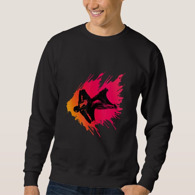 Moletom Red Voando Para Roupa De Onda (Frente)