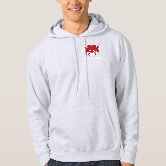 Moletom Rede Red Panda Zip Hoodie - Escuro (Frente)