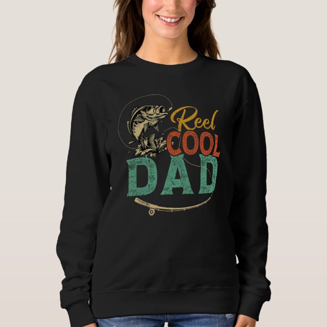 Moletom Reel Cool Papa Fishing Dad   Father's Day Fisherma (Frente)