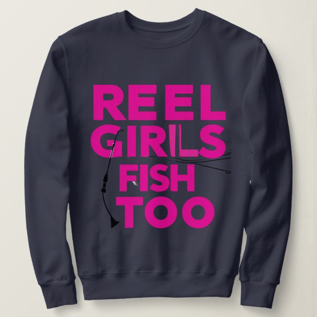 Moletom Reel Girls Fish Too – Women’s Sweatshirt (Frente do Design)