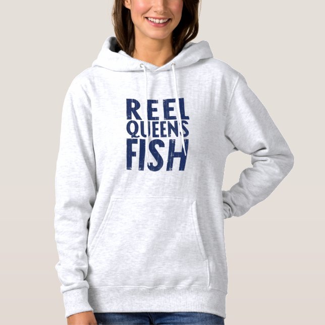 Moletom Reel Queens Fish – Women’s Hoodie (Frente)