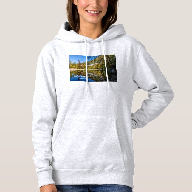 Moletom Reflexões de queda Hoodie do rio Buffalo (Frente)