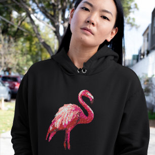 Moletom Refúgio Tropical de Flamingo, Impresso em Sequênci