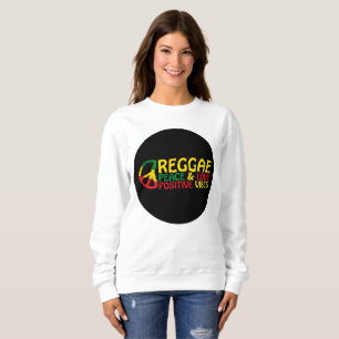 Moletom Reggae Music com citações positivas