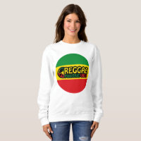 Reggae Music com vibrações positivas e bandeira de