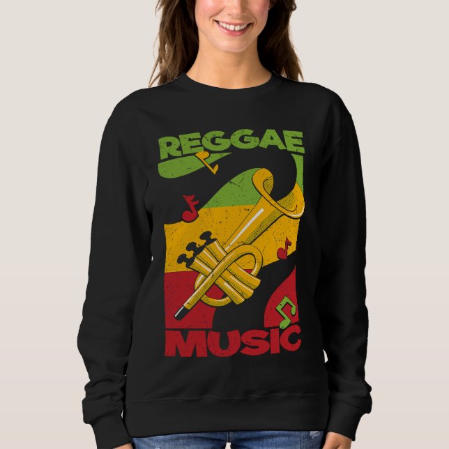 Moletom Reggae Music Rastafari Rasta Jamaica Reggae (Frente)