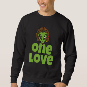Moletom Reggae One Love Rasta Jamaica Souvenir Rastafarian