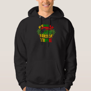 Moletom Reggae Time All Time Reggae Rasta Music