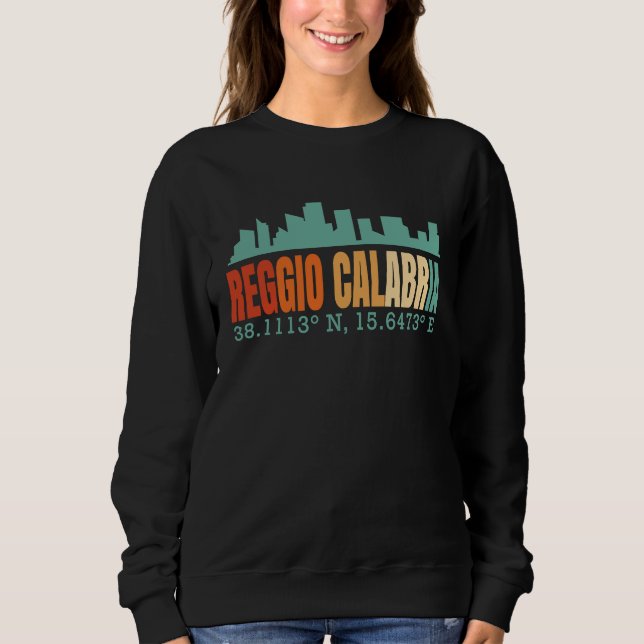 Moletom Reggio Calabria Skyline (Frente)