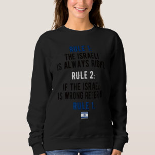 Moletom Regras Israelenses Orgulhosas Bandeiras Israelense