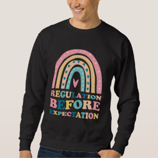 Moletom Regulation Before Expectation Retro Neurodiversity