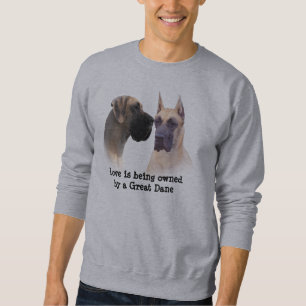 Moletom Rei de great dane da camisola unisex dos cães