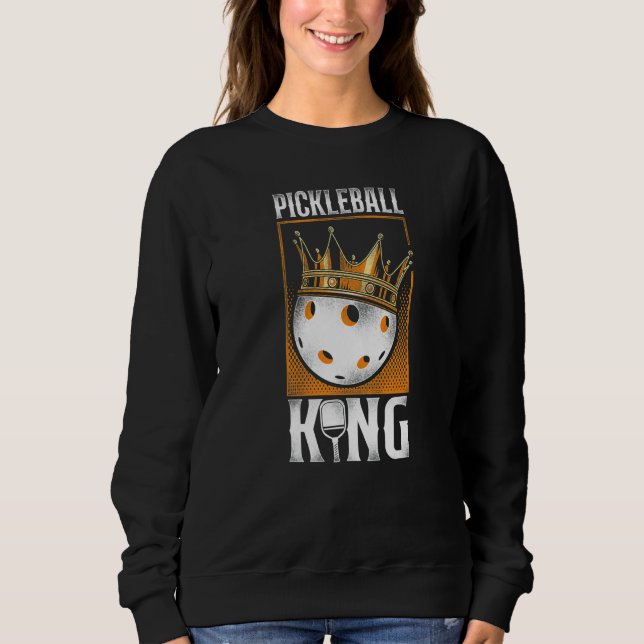Moletom Rei do Pickleball Pickleball (Frente)