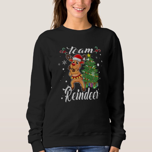 Moletom Reindeer da equipe de Natal (Frente)