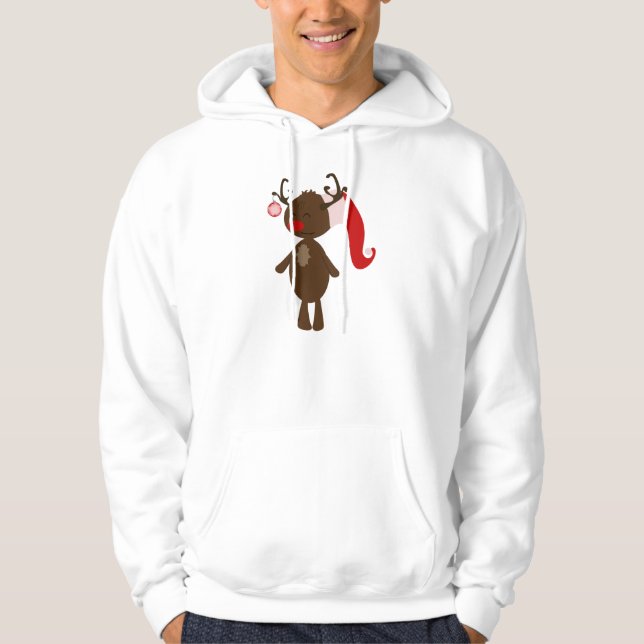 Moletom Reindeer de Natal (Frente)