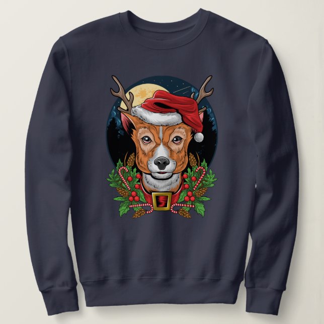 Moletom Reindeer de Natal (Frente do Design)