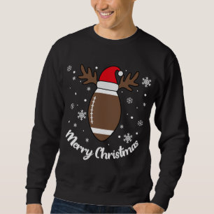 Moletom Reindeer e Papais noeis Futebol de Natal