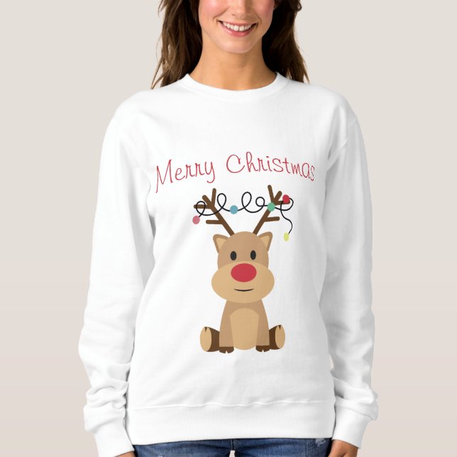 Moletom Reindeer Felry Christmas (Frente)