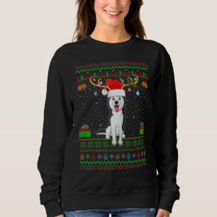 Moletom Reindeer Santa Hat Correspondendo Ugly Siberian Hu