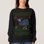 Moletom Reindeer Santa Hat Matching Ugly Cassowary Christm<br><div class="desc">Reindeer Santa Hat Matching Ugly Cassowary Christmas</div>