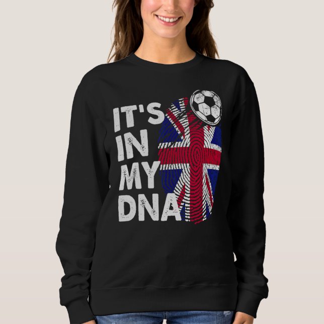 Moletom Reino Unido No Meu Dna British Flag Team Reino Uni (Frente)
