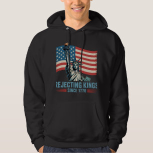 Moletom Rejeitando Reis Desde 1776 Design de Estátua