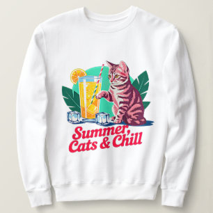 Moletom relaxamento de verão para mulheres - Tropical Retr