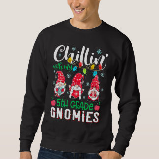 Moletom Relaxando Com Meus Gnomies da 5ª Série Natal Leve